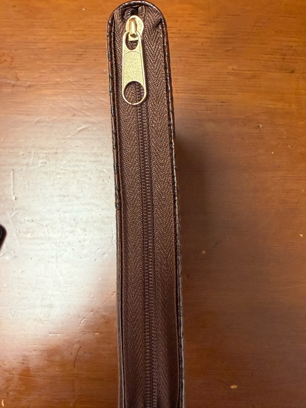 Biblical Quote Faux Leather Journal in Dark Brown - Picture 4 of 7